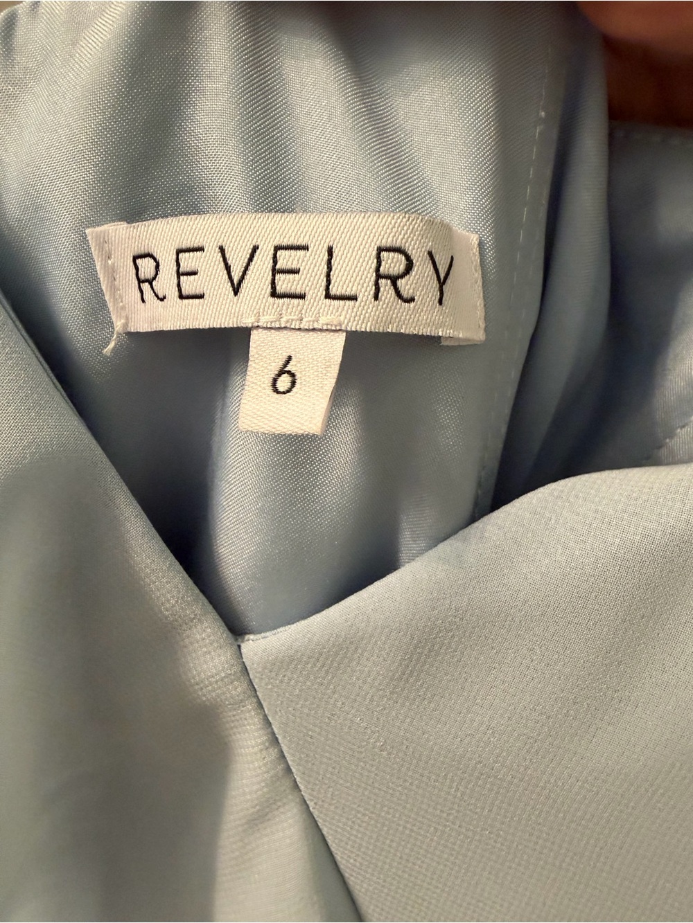 REVELRY Paloma Chiffon - Light Blue (size 6) - Picture 6 of 13